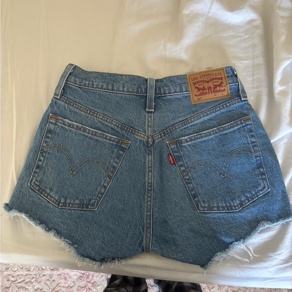 Levi's Blue Jean Shorts